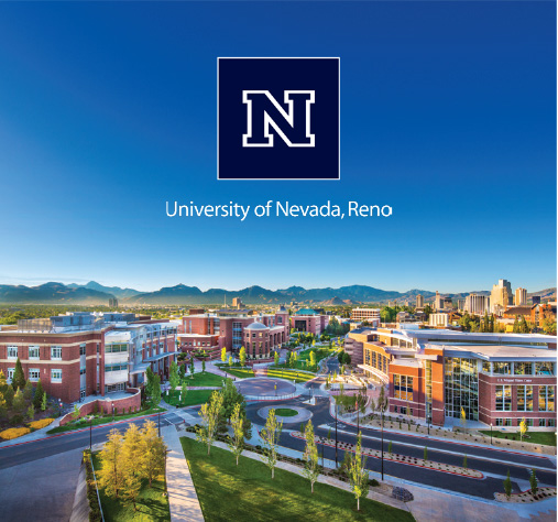 University of Nevada, Reno campus with the Nevada N mark